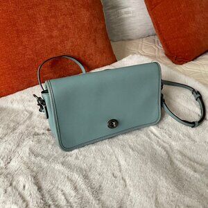Coach Dinky Crossbody Bag in cloud blue
